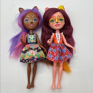 Enchantimals Colorful Animal-Themed Dolls with Dresses